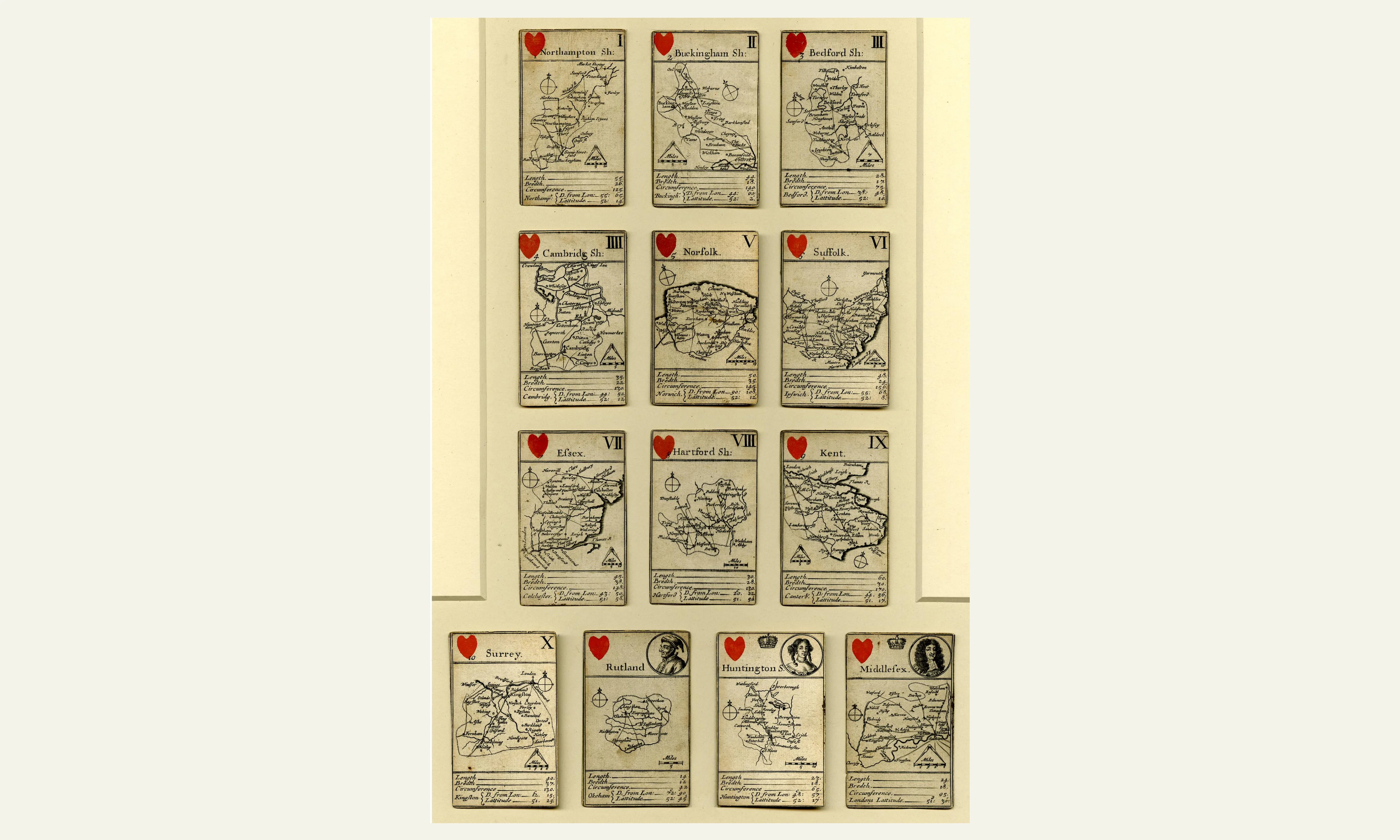 Geographical cards