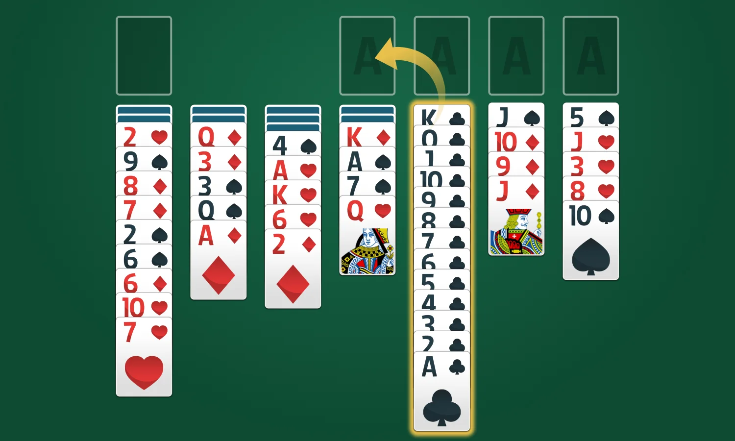 How to Play Scorpion Solitaire: Step 3