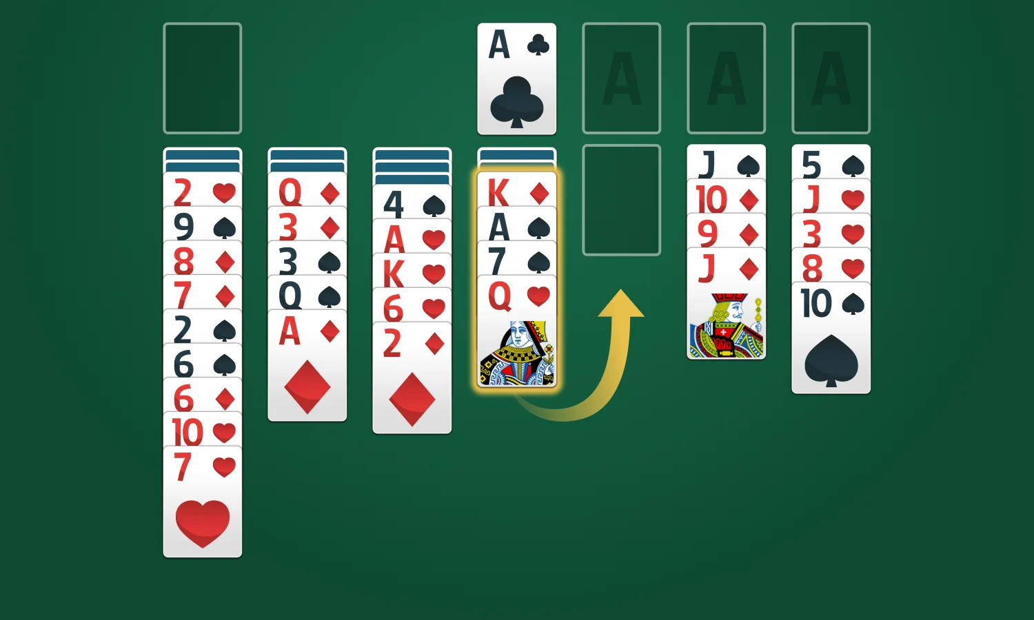 How to Play Scorpion Solitaire: Step 4