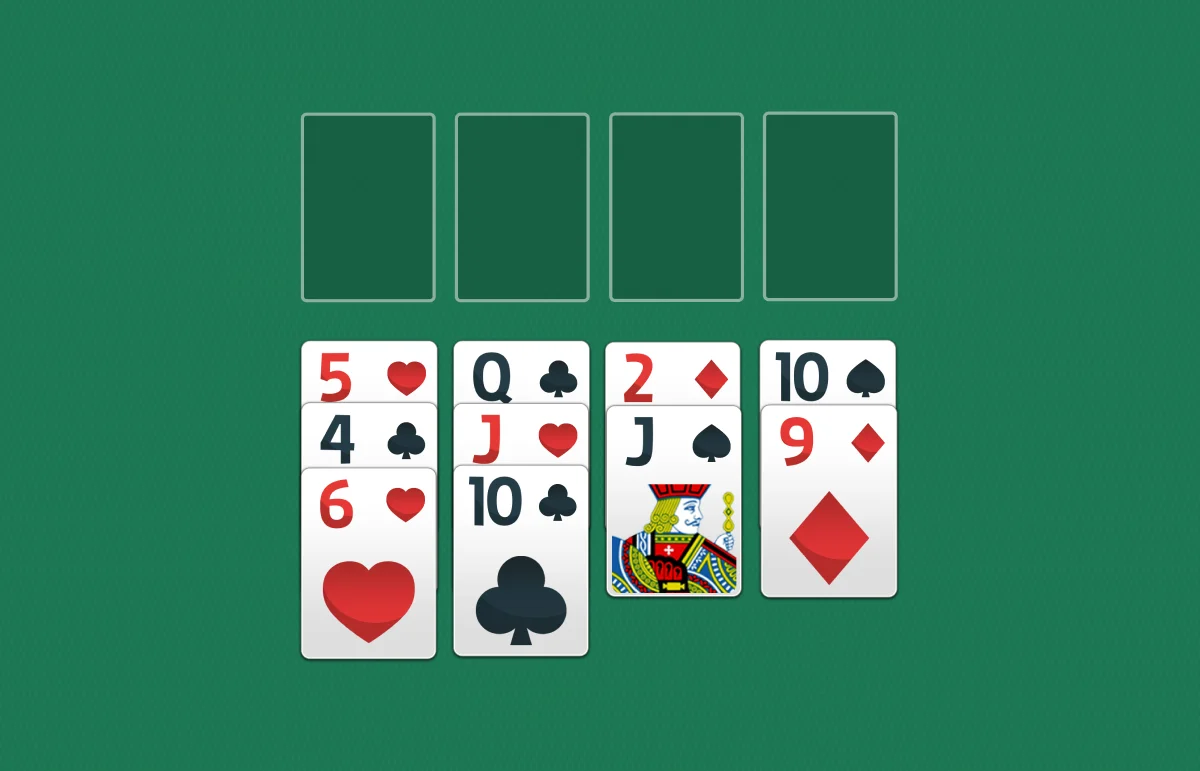 FreeCell  Jogar Paciência Freecell online grátis