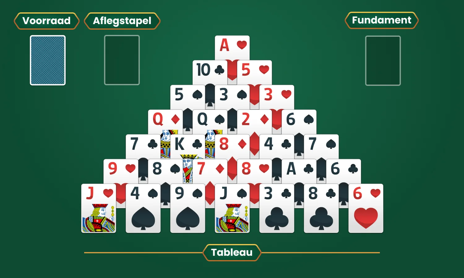 Hoe je Piramide Patience kunt spelen